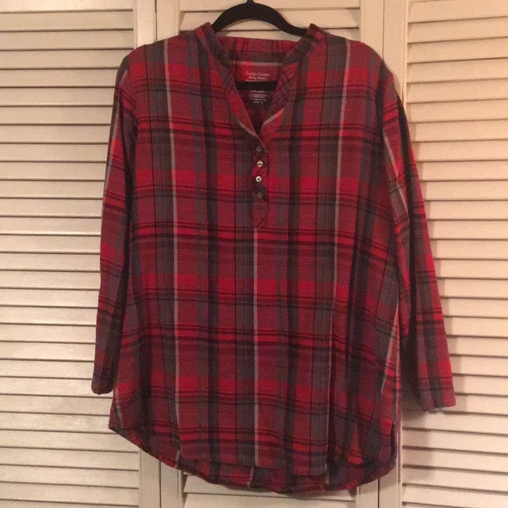 BOGO on my closet! Flannel pull over top
